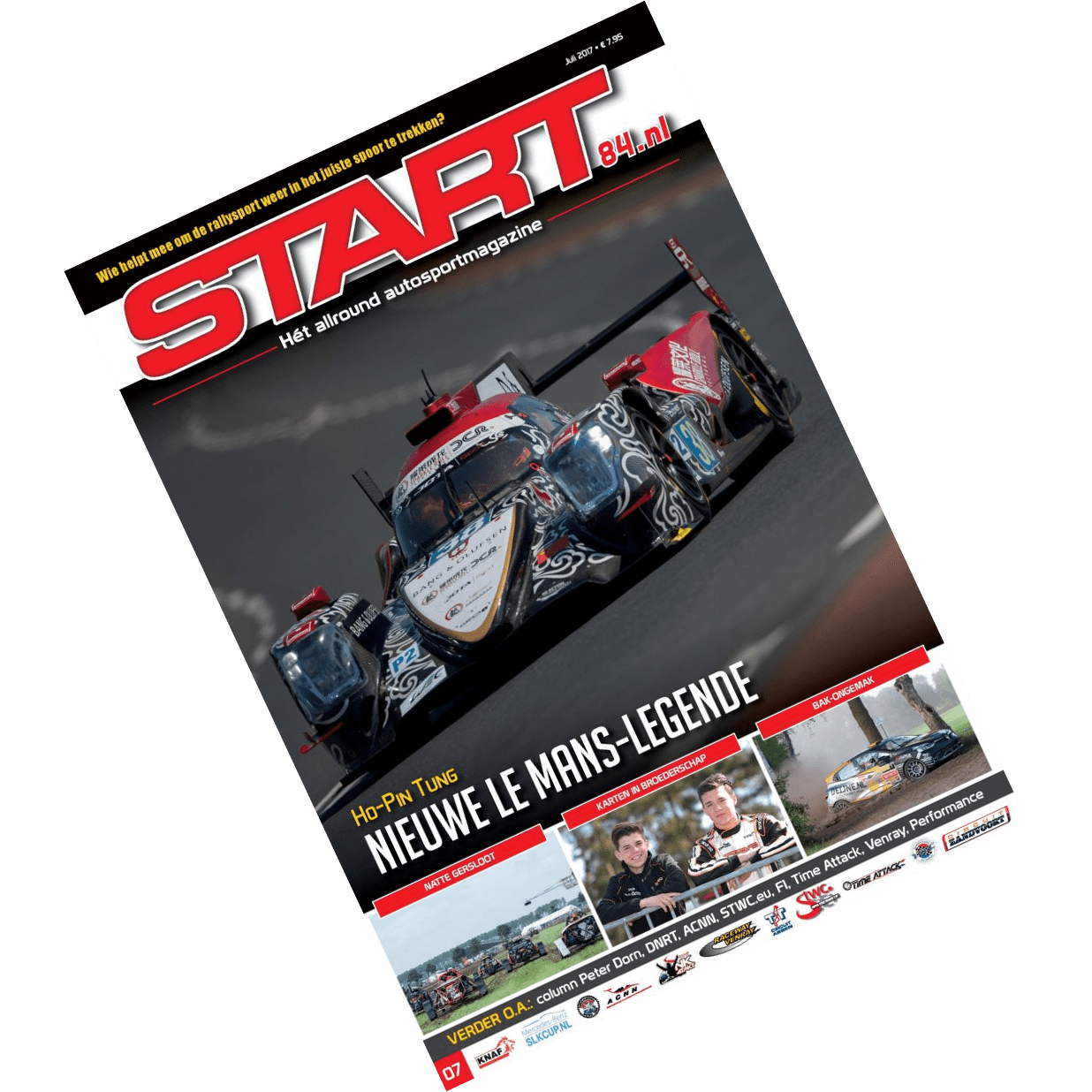Cover van autosportmagazine Start 84 van juli 2017 met daarin bijdragen van Ralph Stoové