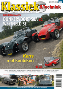 Cover van Klassiek en Techniek editie 236 van november 2017 met een artikel van Ralph Stoove over de Morris 1100 Glider