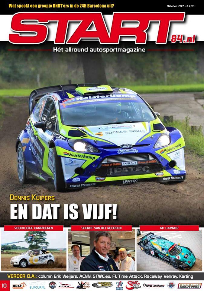 Cover van autosportmagazine Start 84 van oktober 2017 met daarin bijdragen van Ralph Stoové