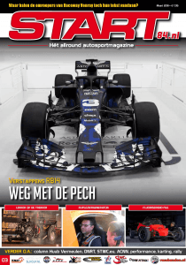 Cover van autosportmagazine Start 84 van maart 2018 met daarin bijdragen van Ralph Stoove over Dutch Grand Prix op TT Circuit Assen