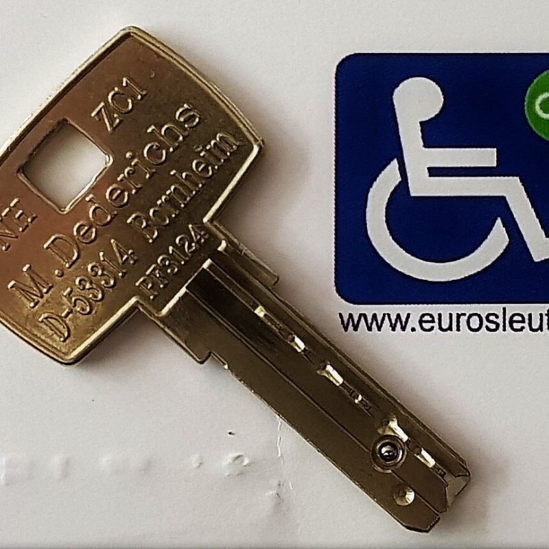 Eurosleutel geeft onbeperkt toegang tot mindervalidentoiletten.