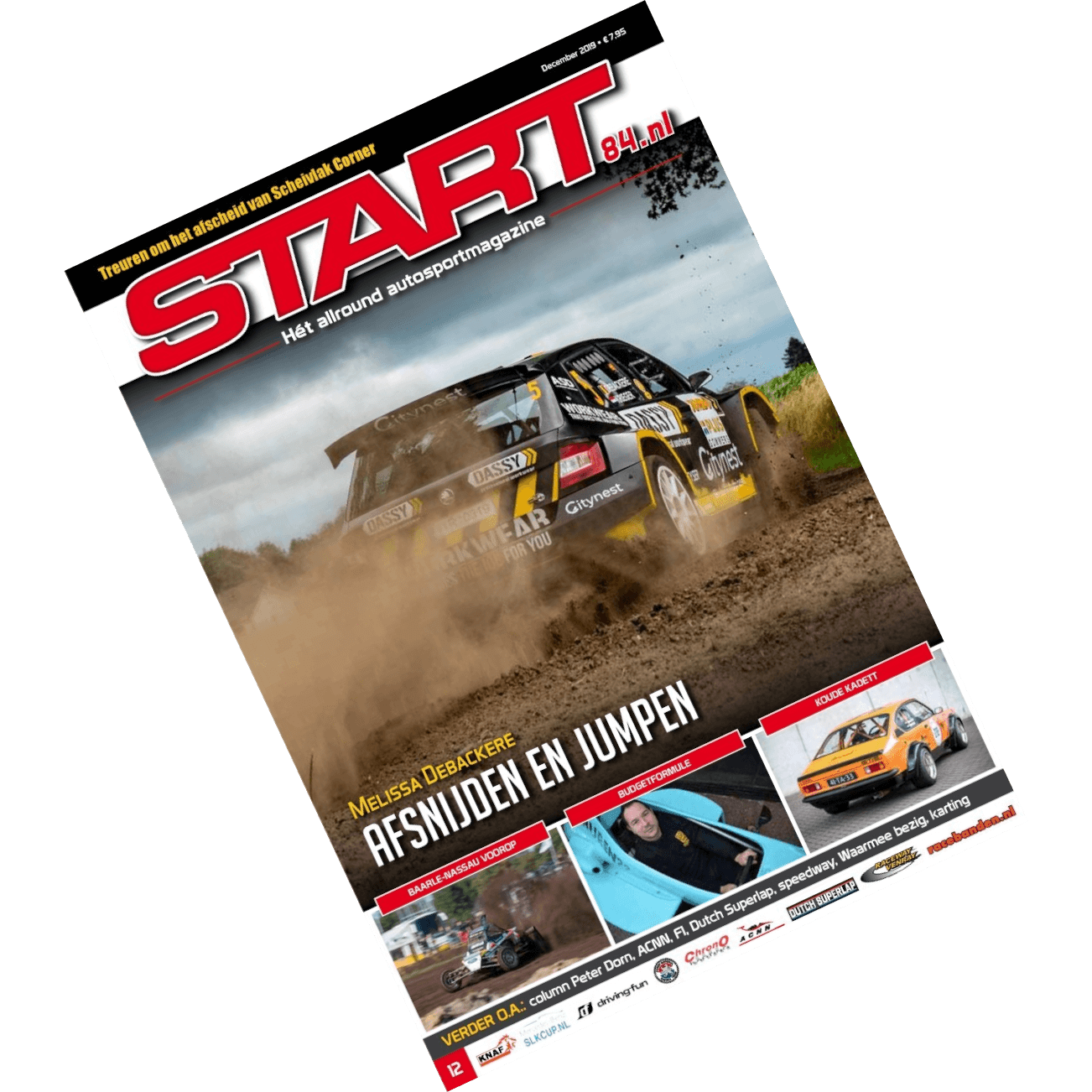 Cover van START '84 autosportmagazine van december 2019 als voorbeeld bij jaaroverzicht