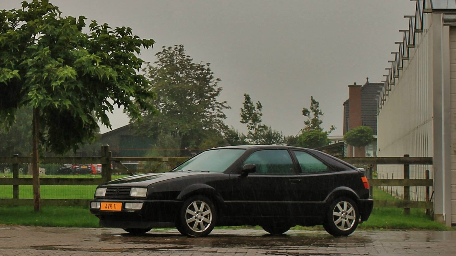 VW Corrado G60 in de regen van Ralph Stoove
