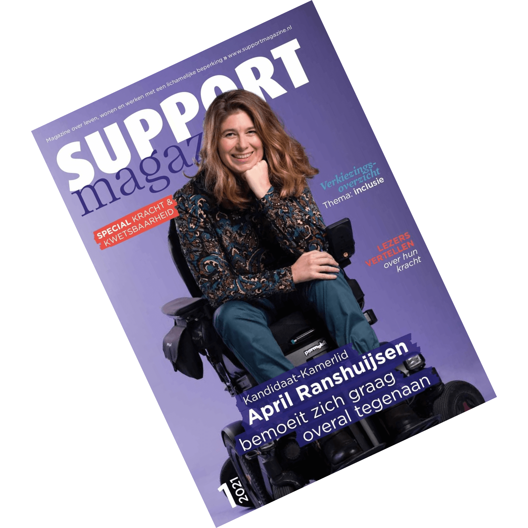 cover van Support Magazine maart 2021, deel 1 van dat jaar
